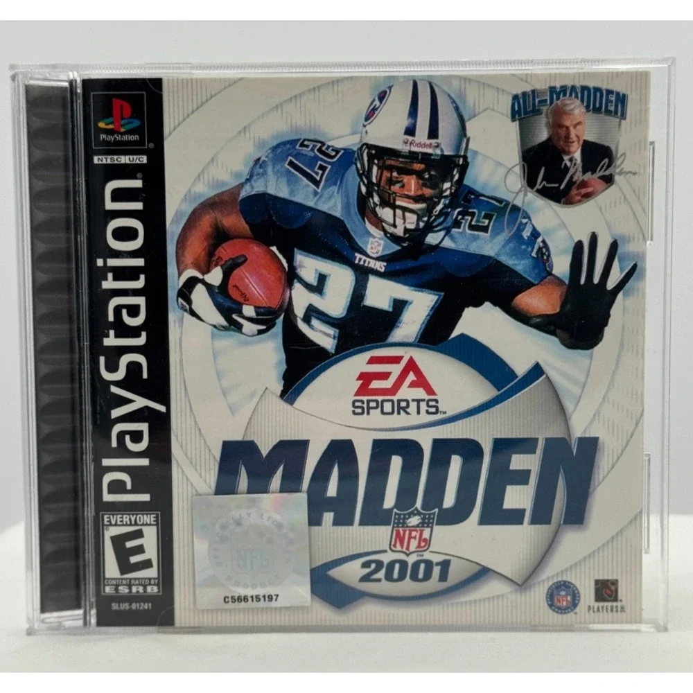 Madden 2001 Playstation PS1 (2000) - With Case and Manual - Tested